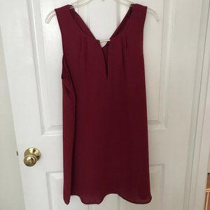 Burgundy Dress